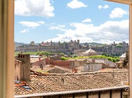 Hôtel Wine Loft, Terrasse et Vue extraordinaire sur la cité médiévale