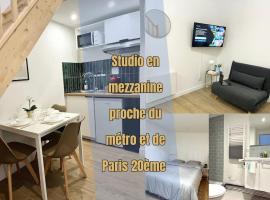 Hôtel 733 Nouveau studio en mezzanine proche du métro L9