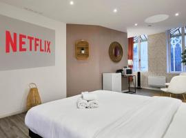 Hôtel Suite Beige #2#- Vue & jacuzzi privé-self check-in