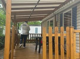 Hôtel Mobilhome a la deco zen camping sur soulac