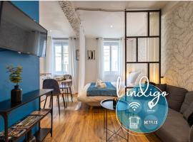 Hôtel L'indigo - Studio Apaisant et Lumineux, Hyper centre